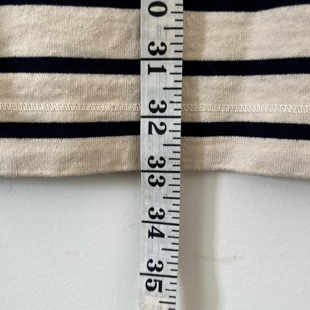 J. Crew Factory Striped Shift Dress with Zipper Shoulder Detai Small - Picture 5 of 6
